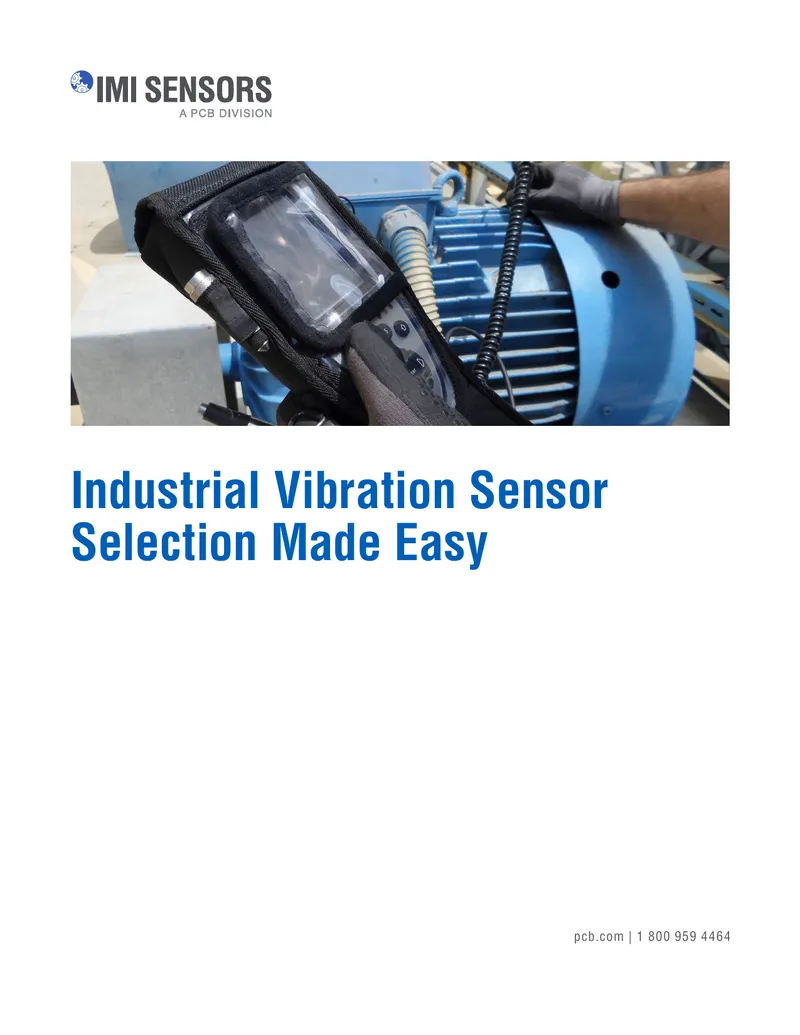 Industrial Vibration Sensor Selection Guide