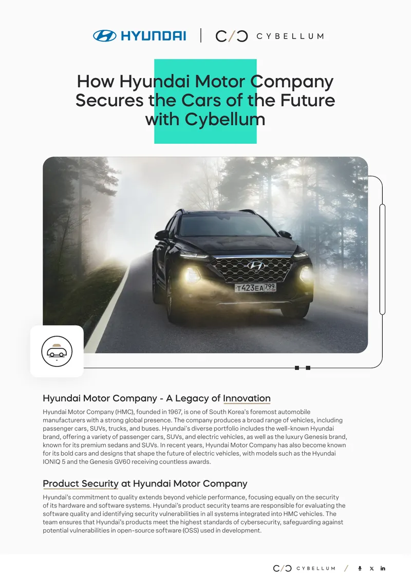 Hyundai Motor Company Product Security Strategy