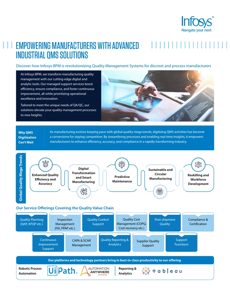Advanced Industrial Quality Management Solutions