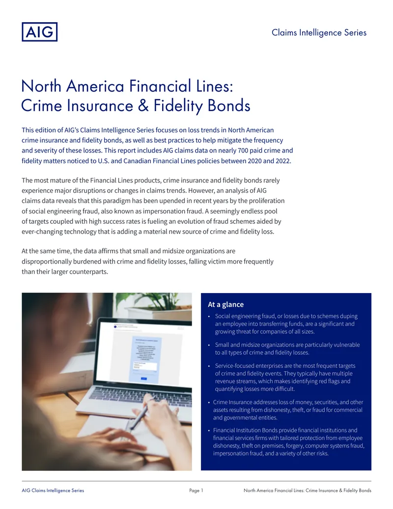 North America Financial Lines Crime Insurance Report