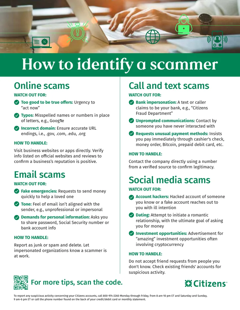 Guide to Identifying and Handling Online Scams