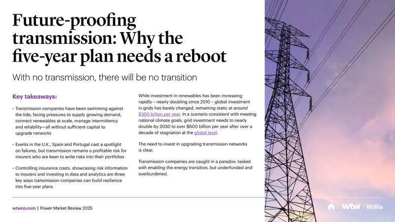 Future-proofing Transmission Infrastructure Strategies