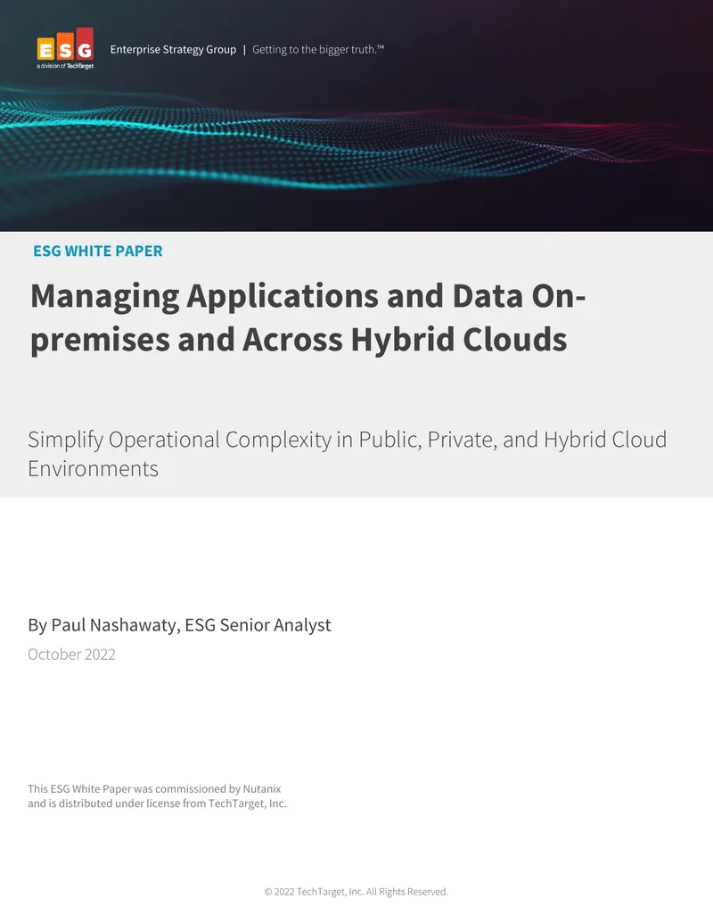 Managing Applications and Data Across Hybrid Clouds