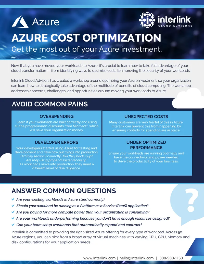 Azure Workload Optimization Workshop Guide