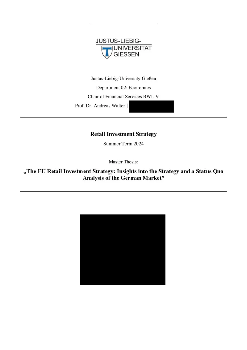 Retail Investment Strategy Proposal Analysis