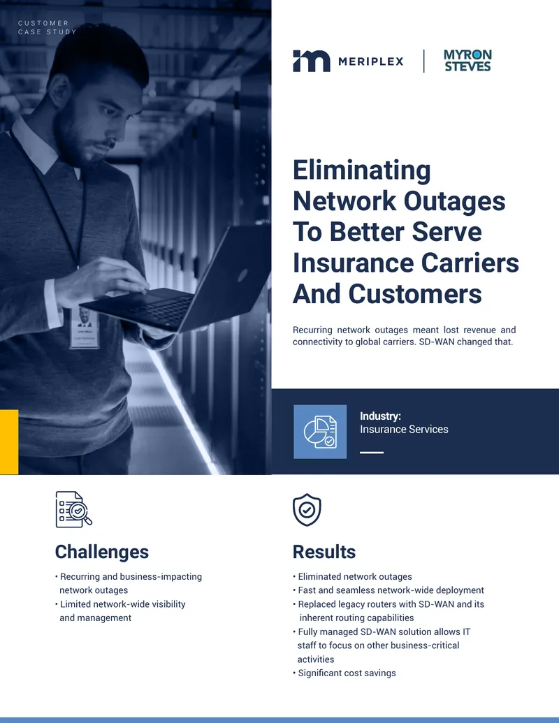 Case Study on SD-WAN Implementation for Myron Steves
