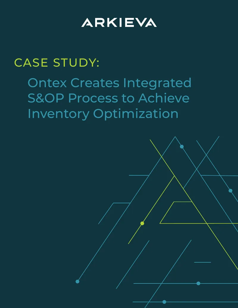 Ontex Integrated S&OP Process for Inventory Optimization