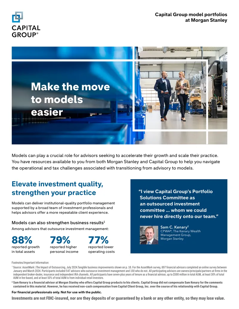 Capital Group Model Portfolios at Morgan Stanley