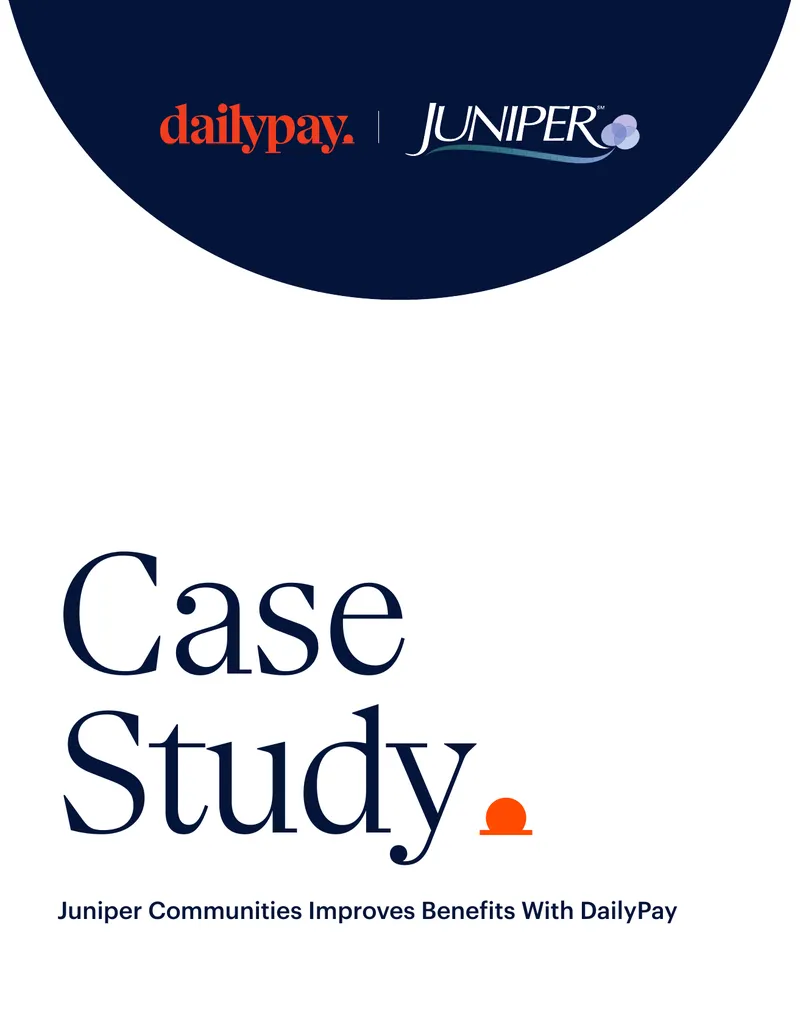 Juniper Communities Case Study on DailyPay Implementation preview page 1