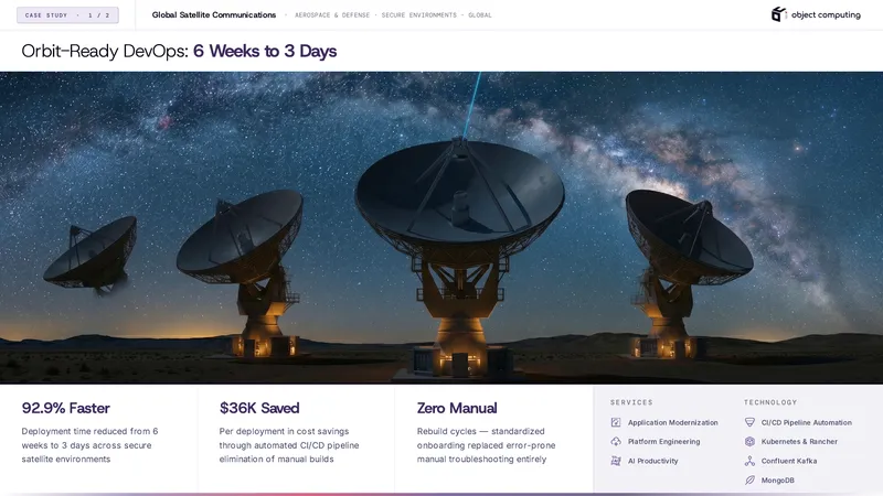 Orbit-Ready DevOps Deployment Case Study