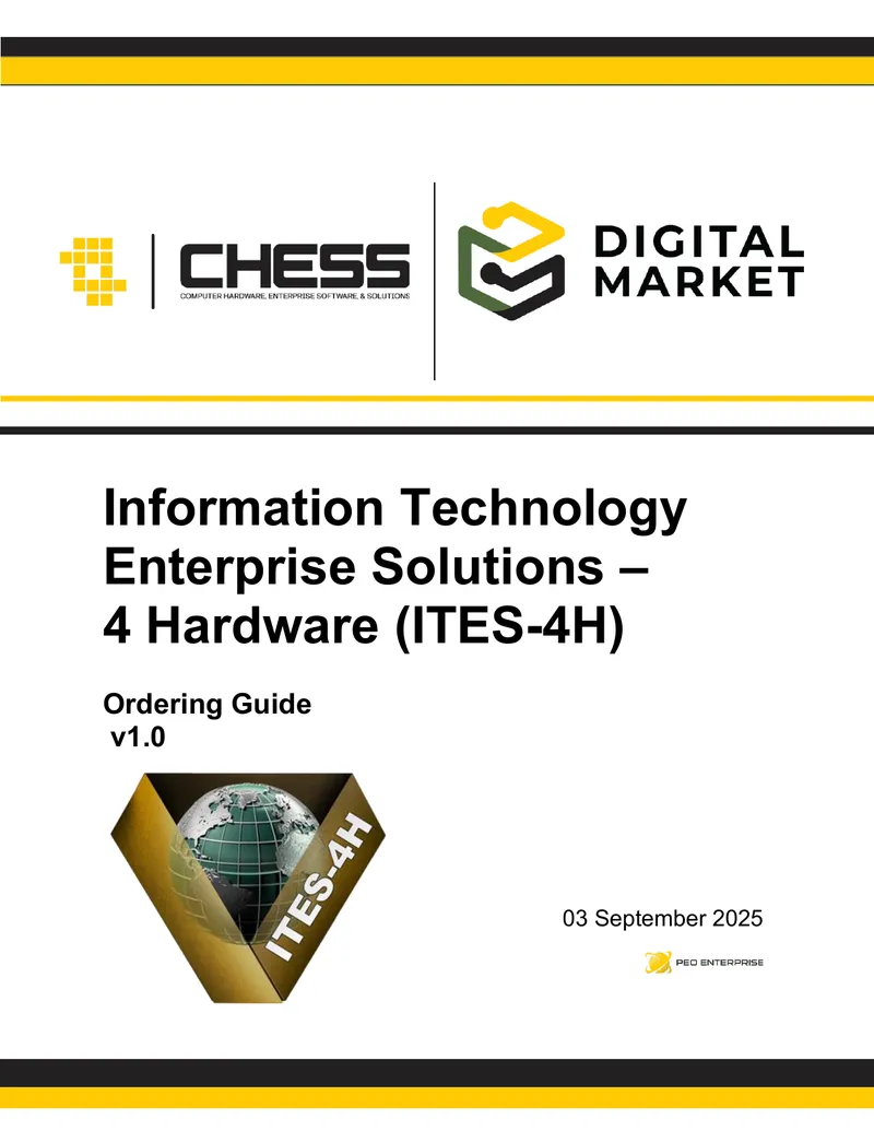 ITES-4H Ordering Guide for IT Equipment Acquisition