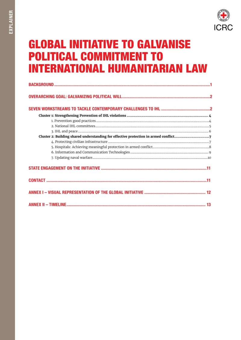 Global Initiative for Political Commitment to International Humanitarian Law