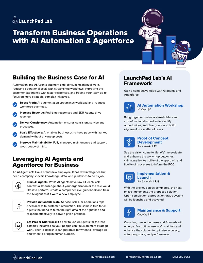 AI Automation and Agentforce Implementation Guide