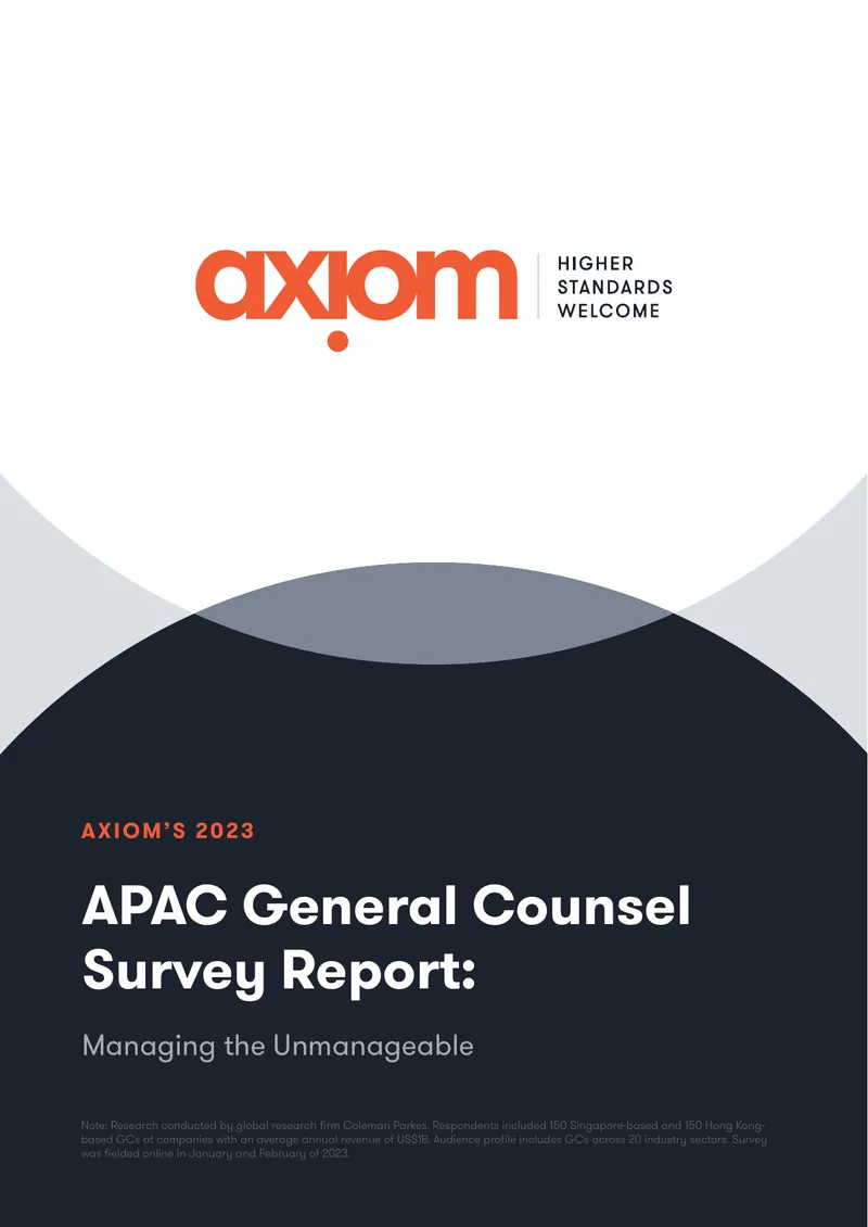 2023 APAC General Counsel Survey Report
