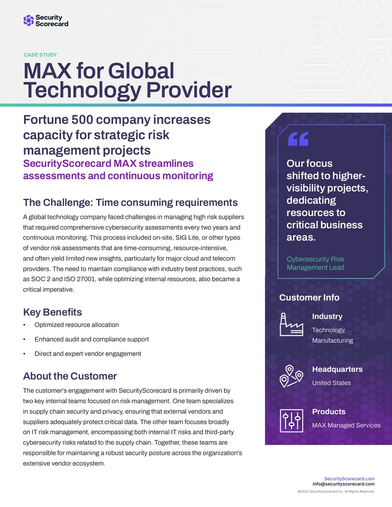 MAX Services Implementation for Cyber Risk Management