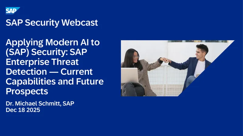 SAP Enterprise Threat Detection and AI Integration