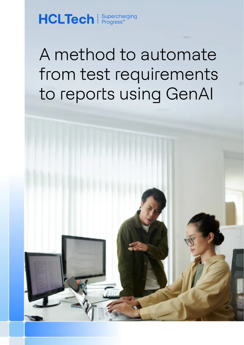Method to Automate Test Requirements to Reports Using GenAI