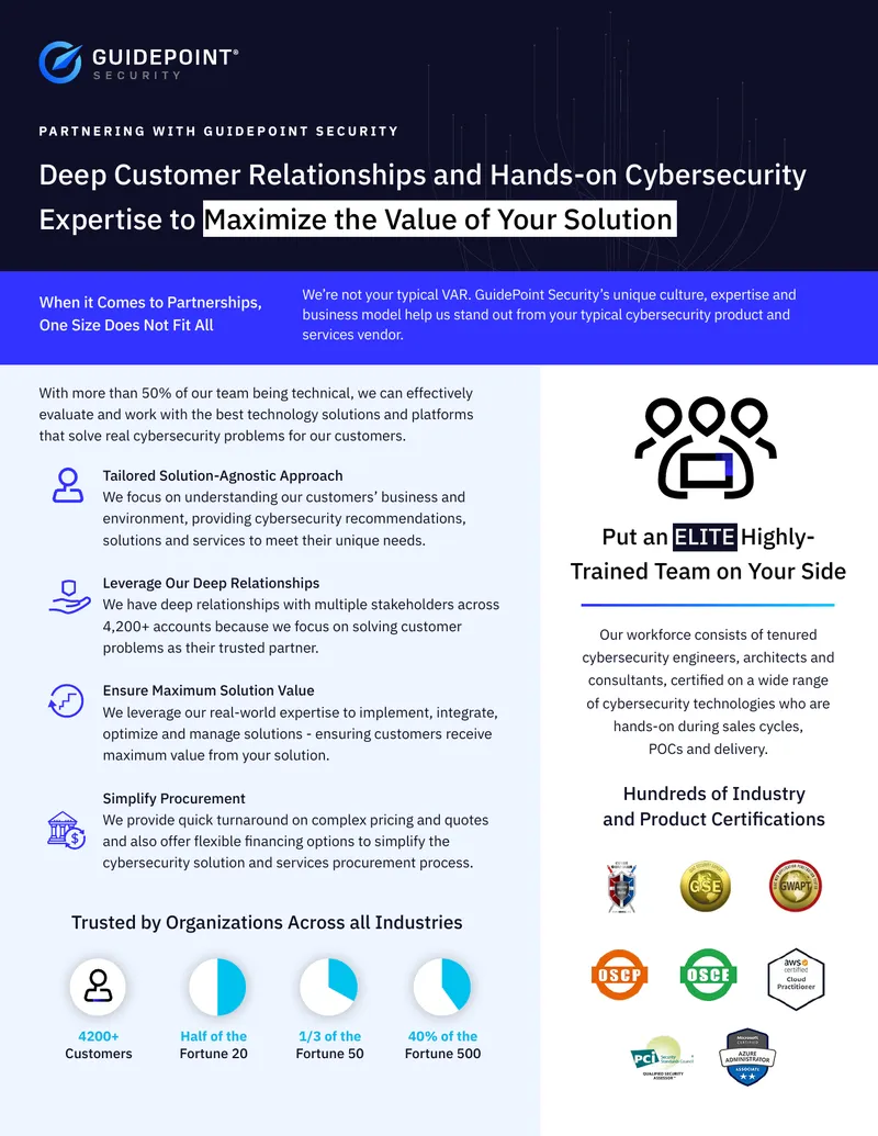 GuidePoint Security Cybersecurity Services Overview