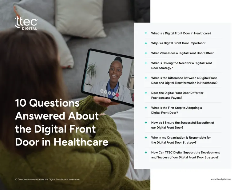 Digital Front Door Strategy in Healthcare