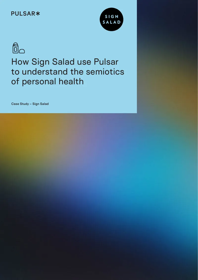 Sign Salad's Use of Pulsar for Semiotic Analysis