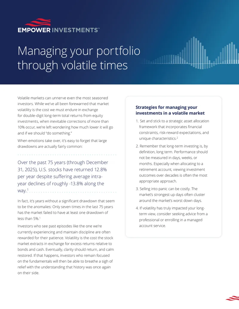 Strategies for Managing Investments in Volatile Markets
