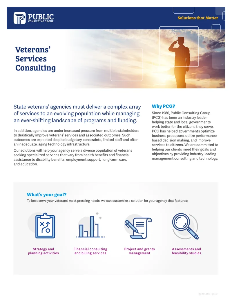 Veterans Services Consulting Solutions