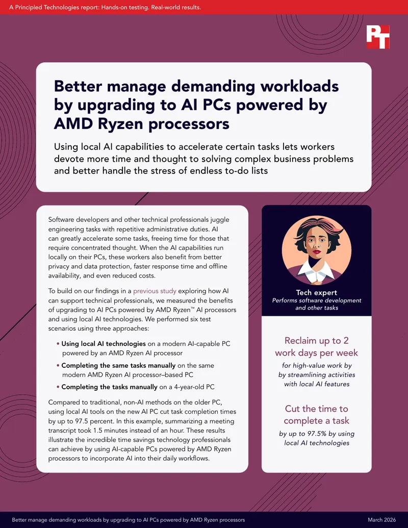 Benefits of Upgrading to AI PCs with AMD Ryzen Processors
