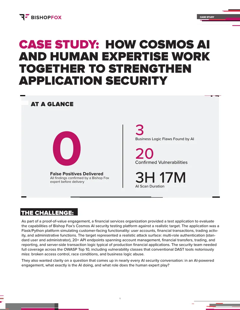 Case Study on Cosmos AI and Human Expertise in Application Security