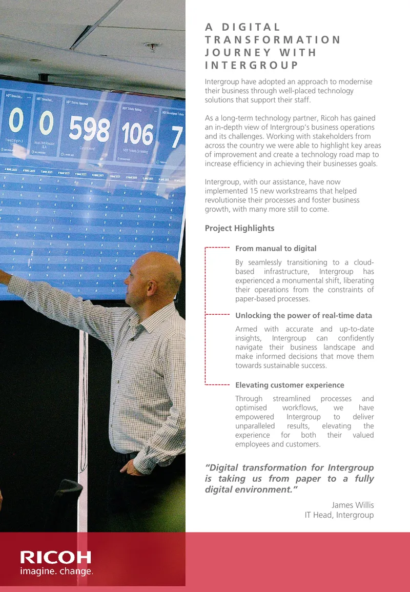 Digital Transformation Journey with Intergroup