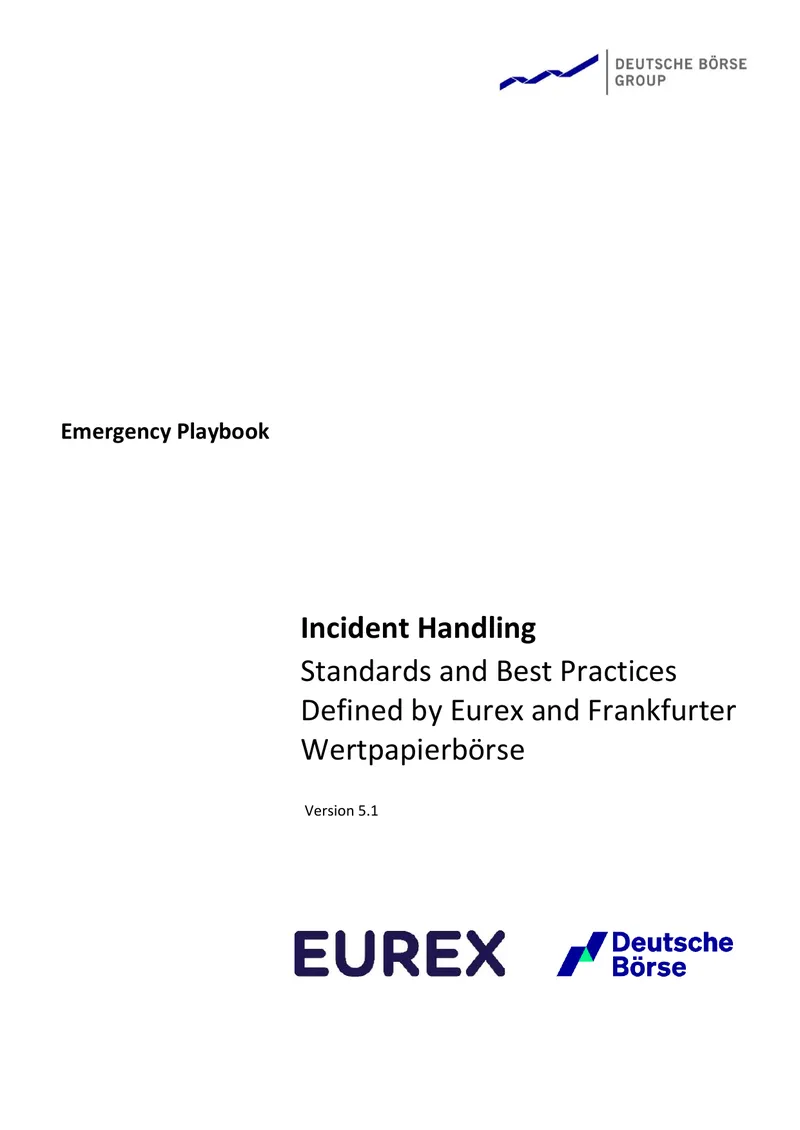 Emergency Playbook for Incident Handling