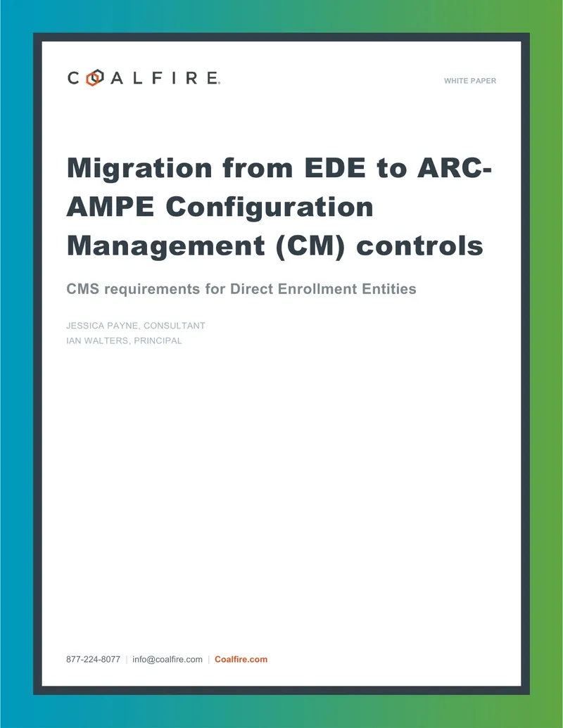 Migration from EDE to ARC-AMPE Configuration Management Controls