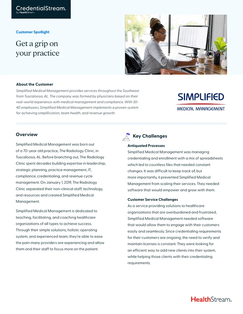 Simplified Medical Management Credentialing Solutions