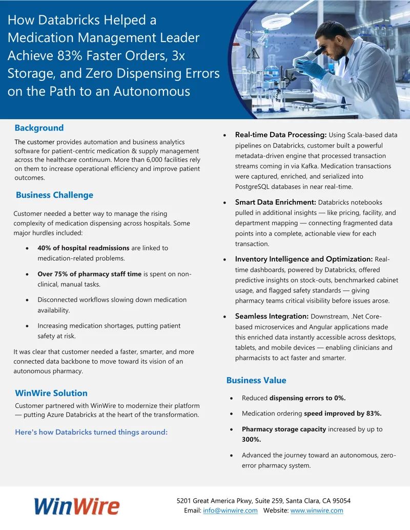 Medication Management Automation and Analytics Implementation