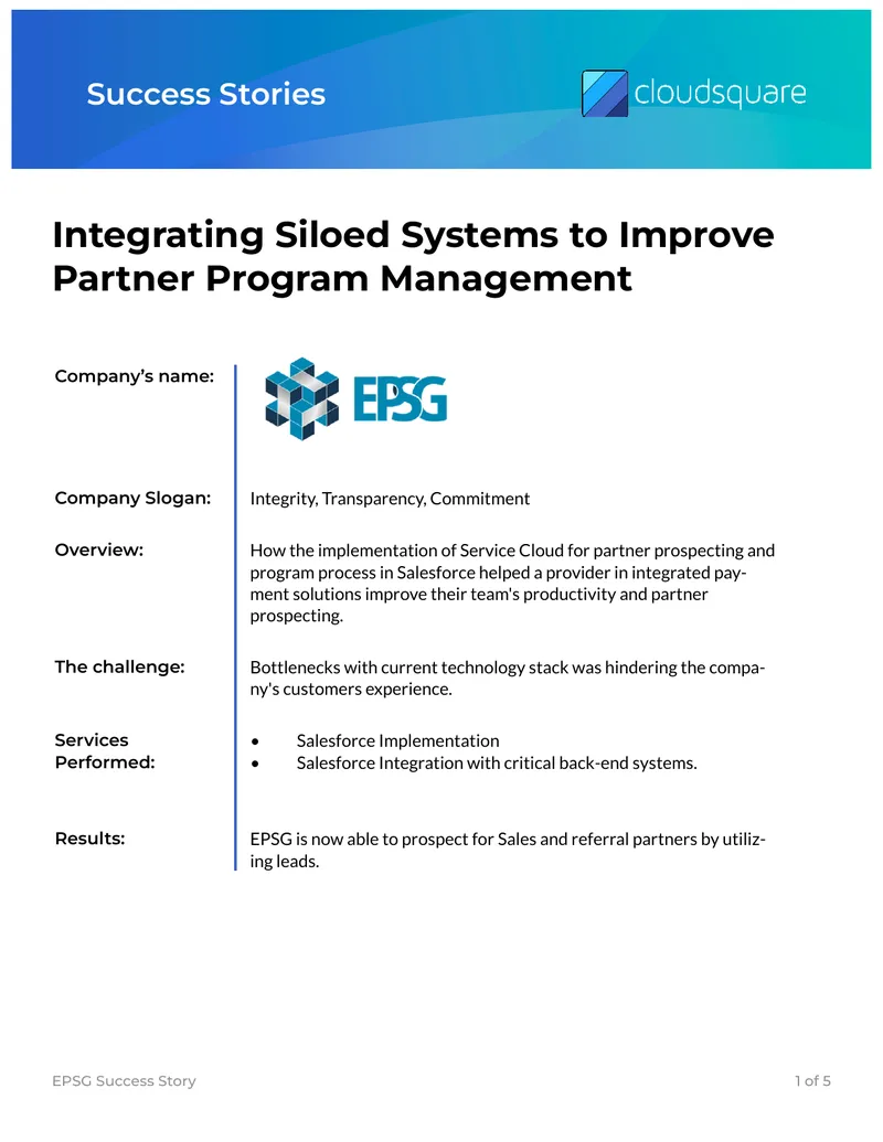 Integrating Siloed Systems for Partner Program Management
