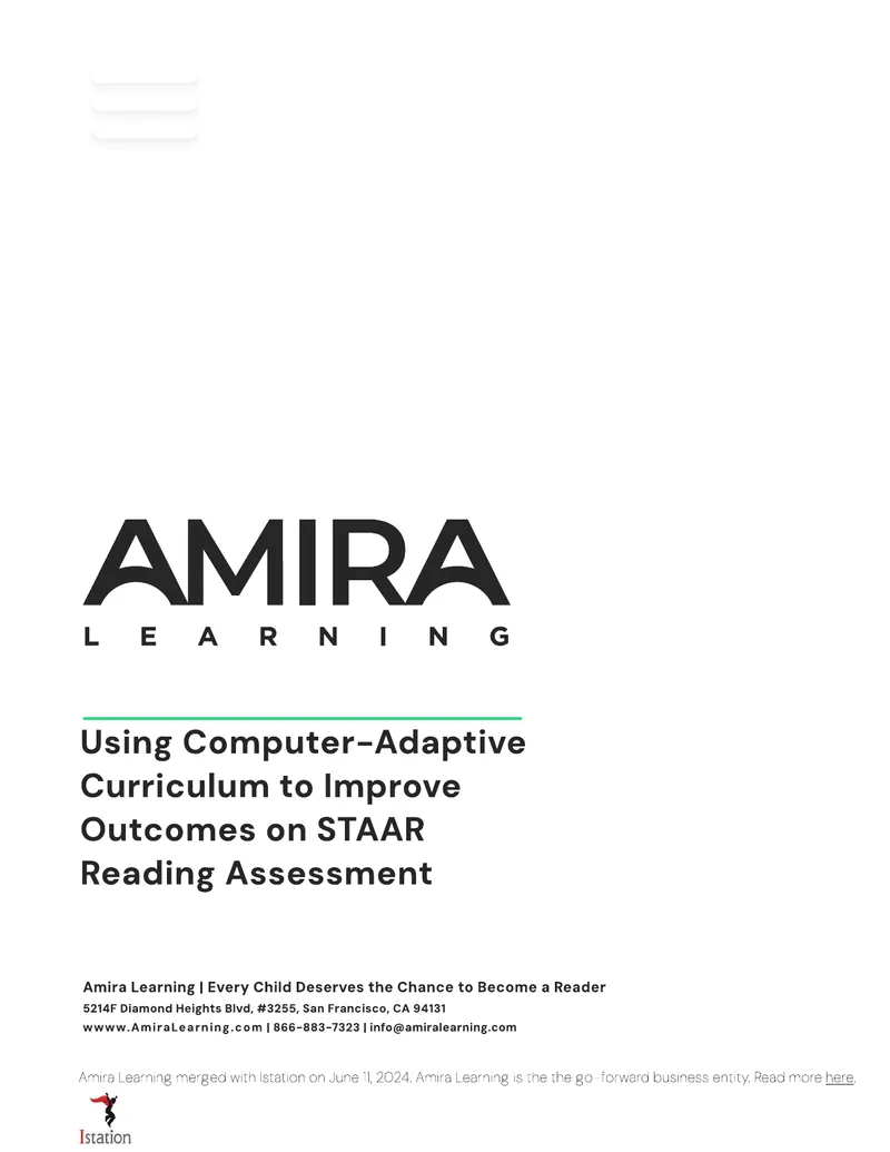 Using Computer-Adaptive Curriculum to Improve STAAR Outcomes