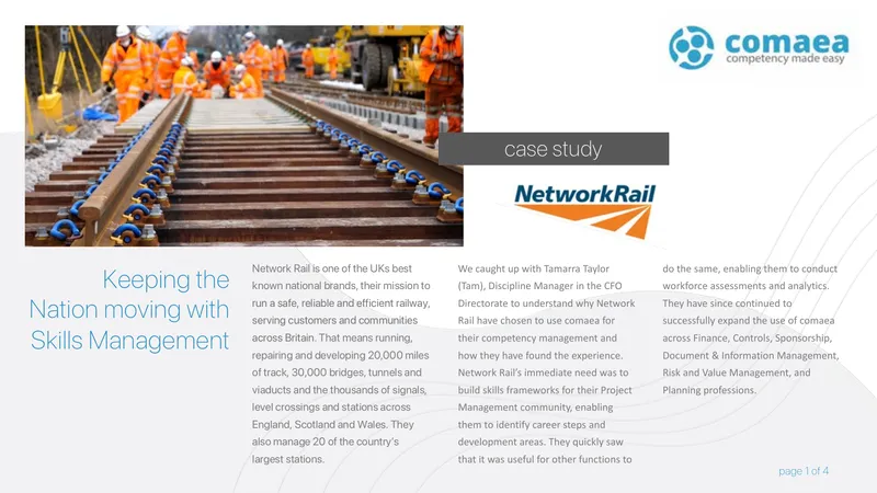 Network Rail Skills Management Case Study