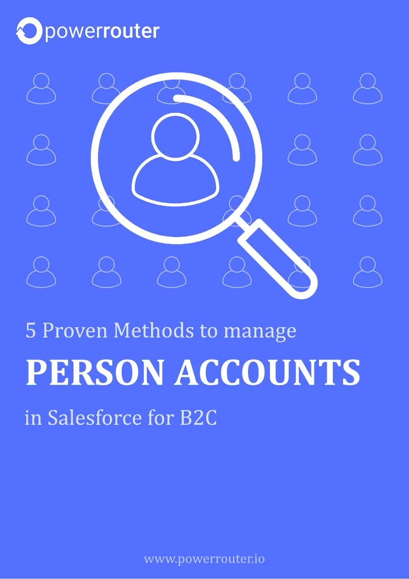 Person Account Management in Salesforce for B2C