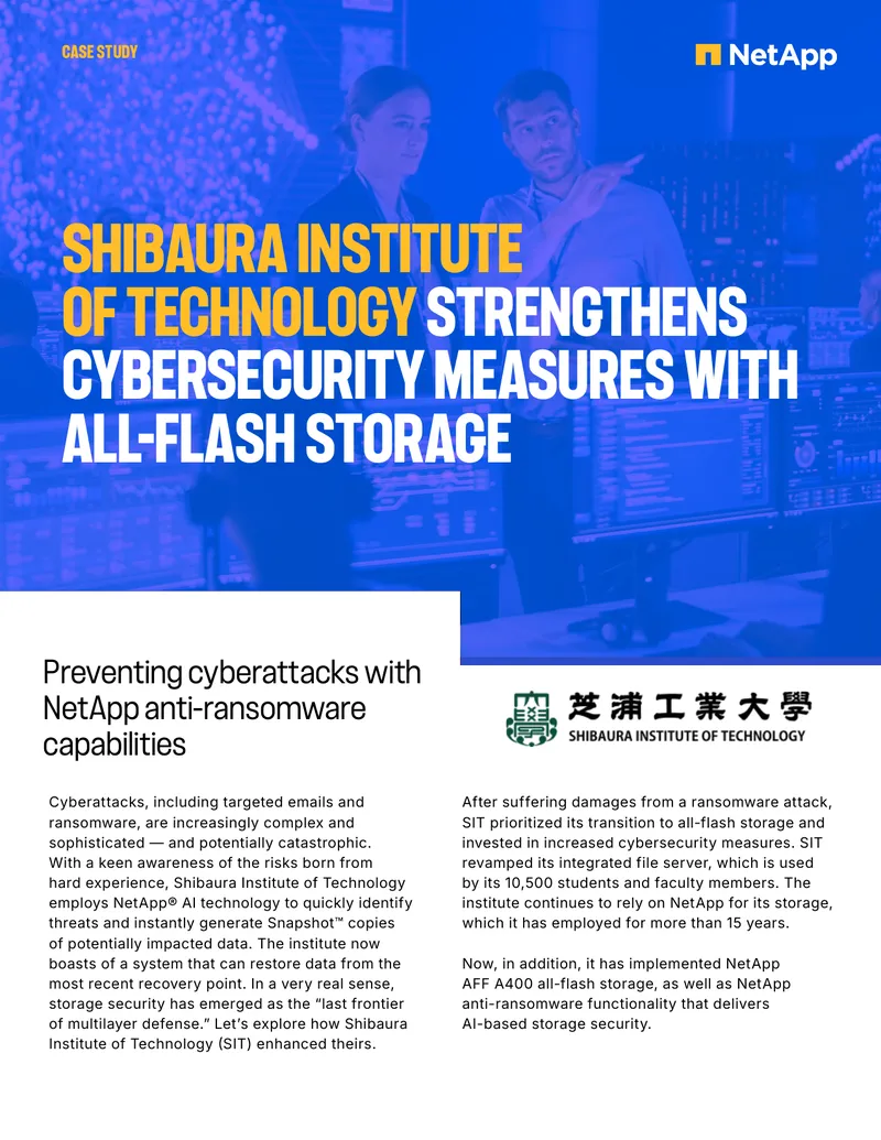 Shibaura Institute of Technology Cybersecurity Case Study