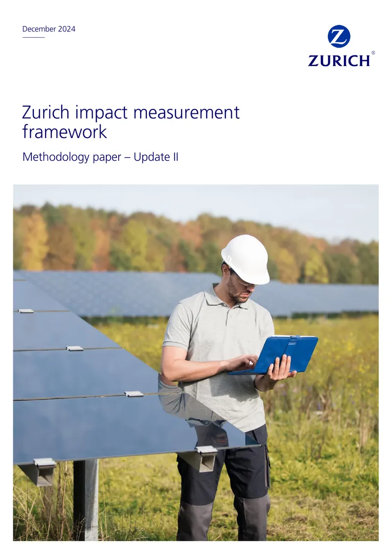 Zurich Impact Measurement Framework Methodology Paper