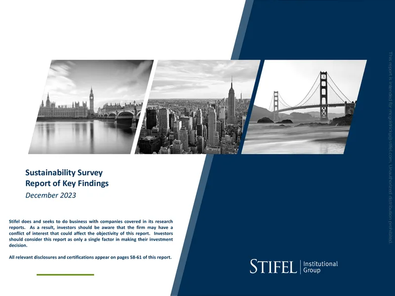 Sustainability Survey Key Findings Report