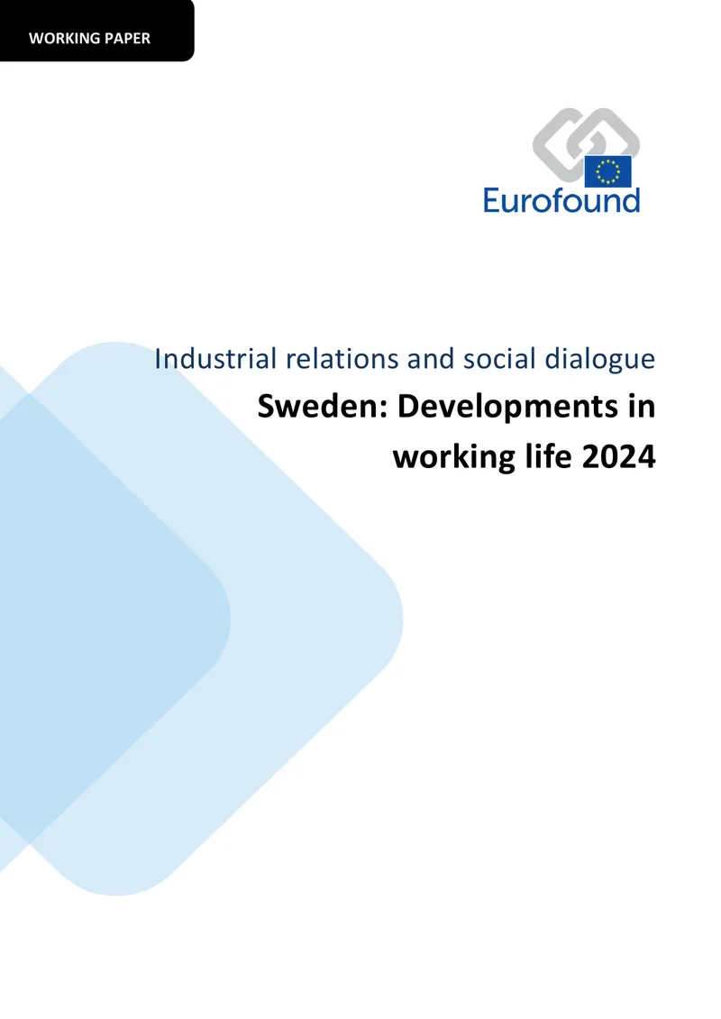 Sweden Developments in Working Life 2024