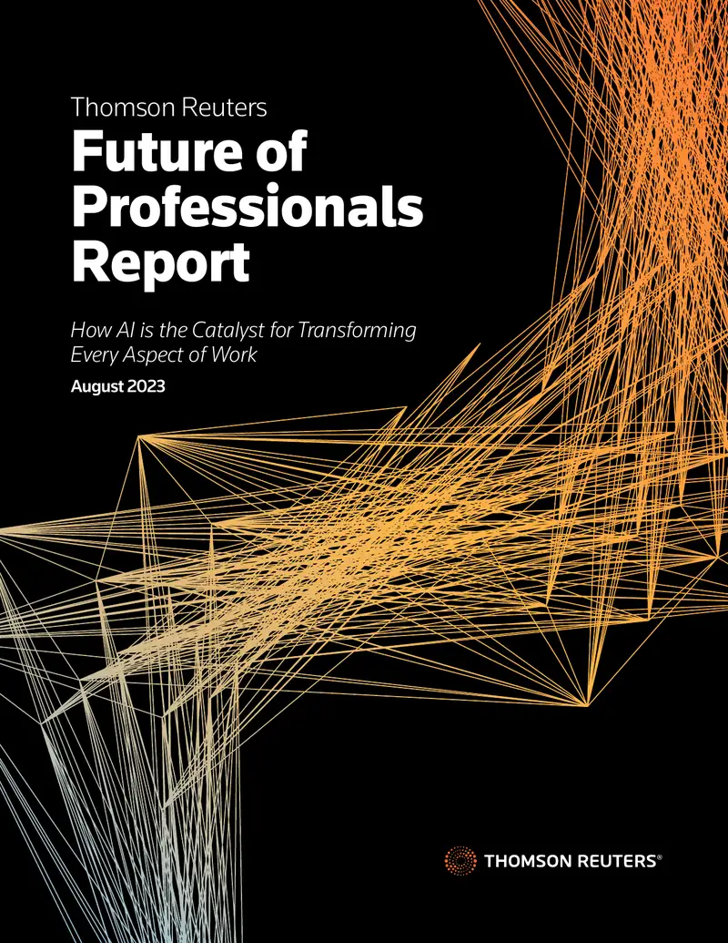 Future of Professionals Report on AI Transformation
