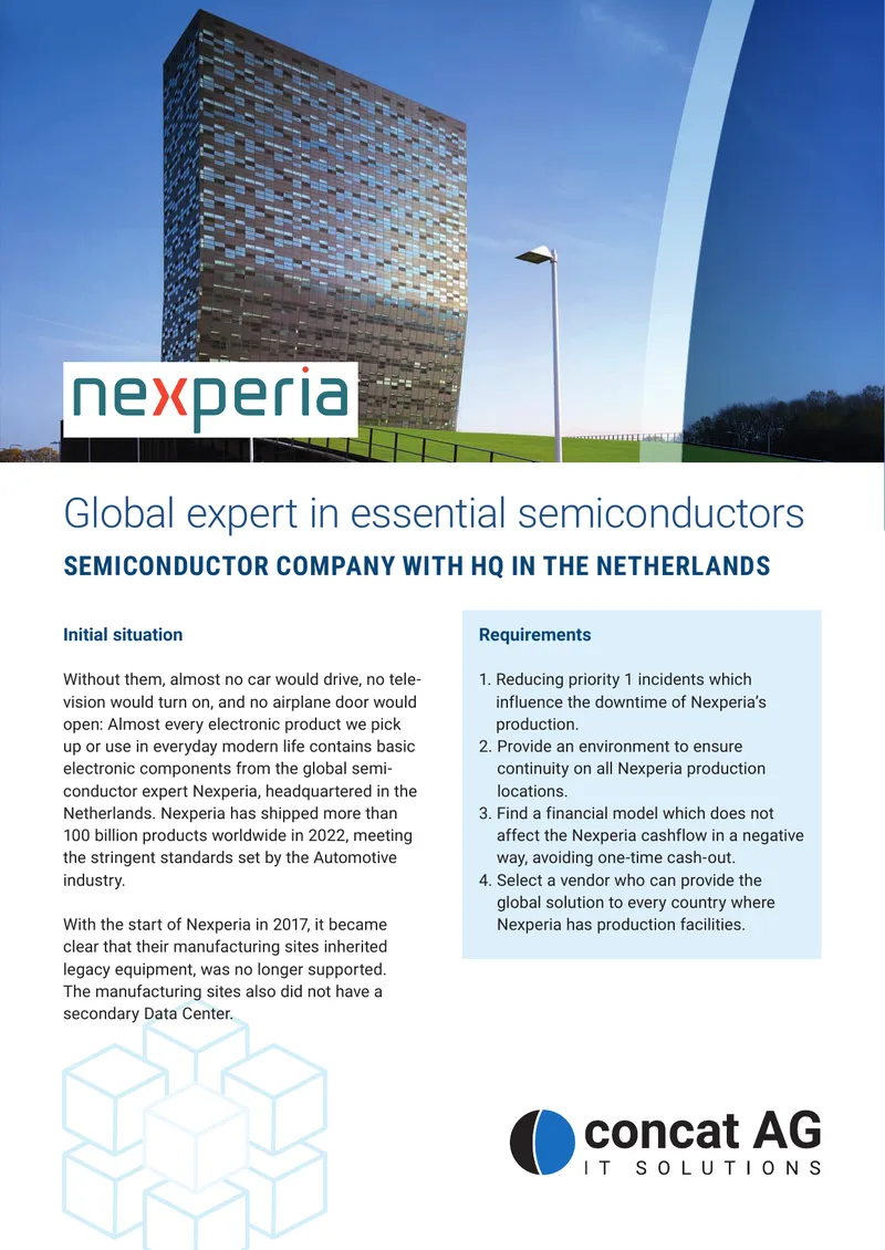 Nexperia Semiconductor Infrastructure Upgrade Project