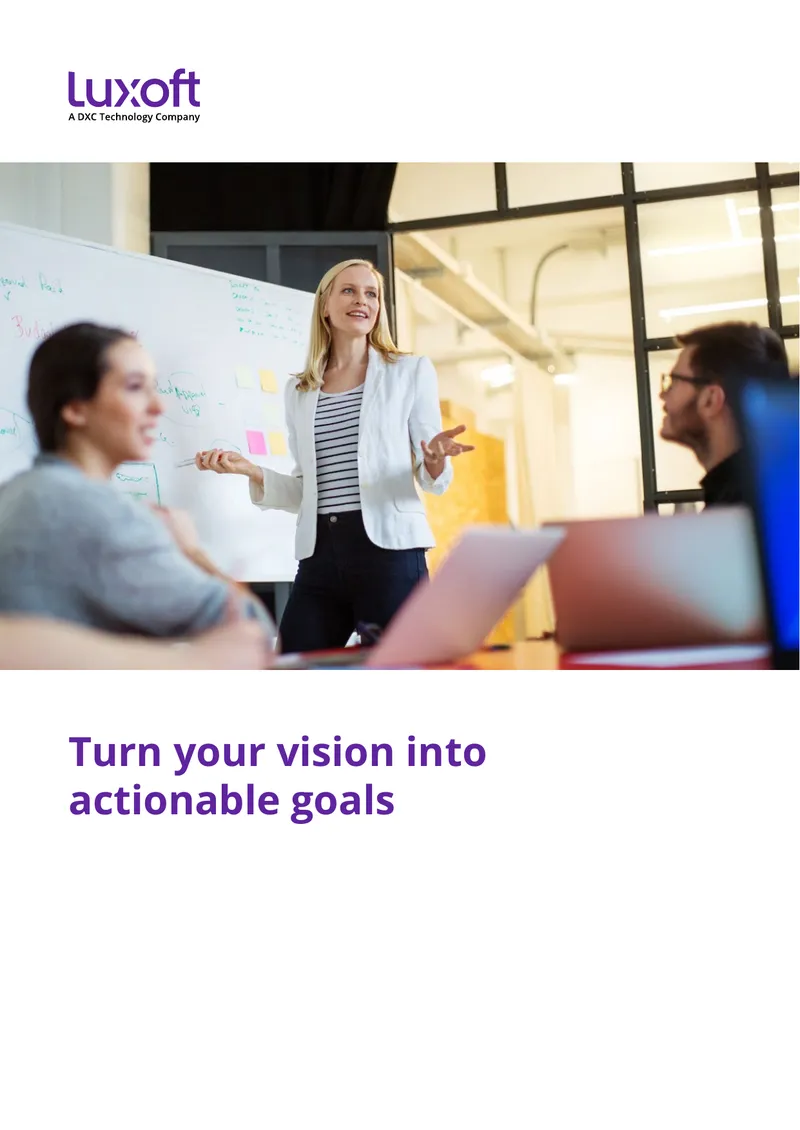 Vision and Goals in Human-Centered Design