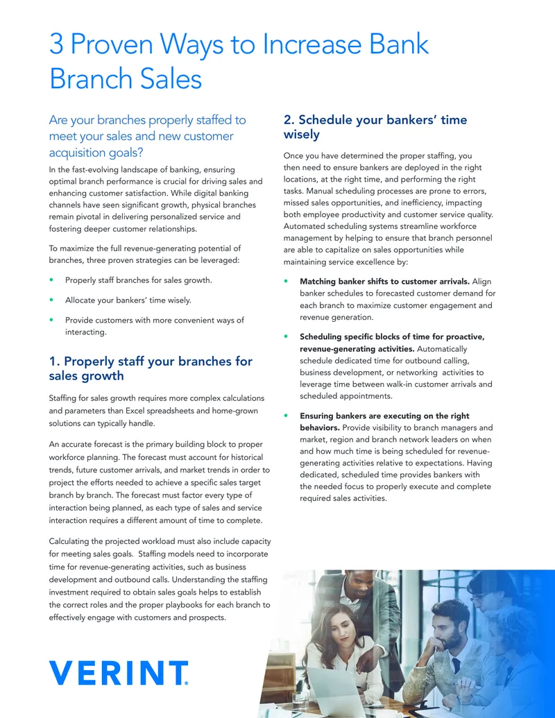 Strategies for Enhancing Bank Branch Performance