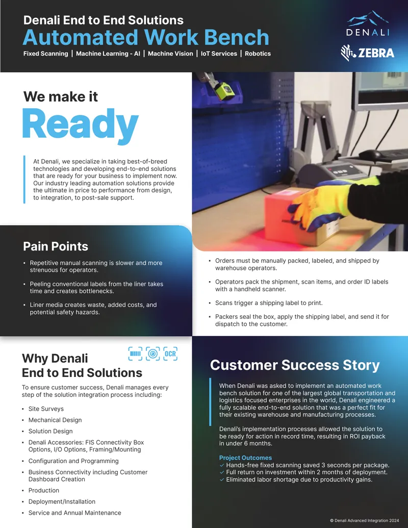 Automated Work Bench Customer Success Story