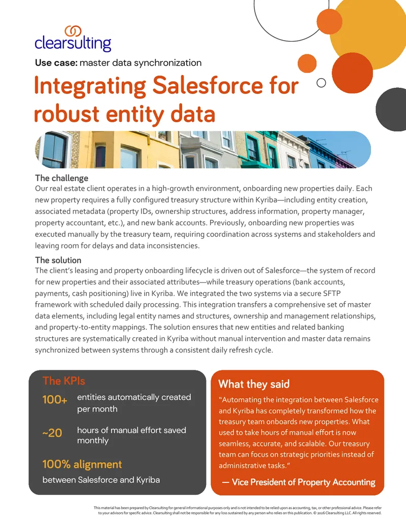 Master Data Synchronization Integration Guide