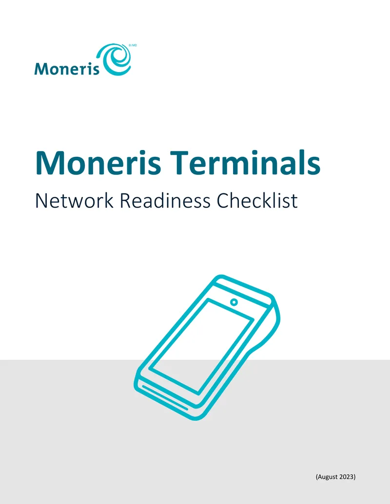 Moneris Terminals Network Readiness Checklist