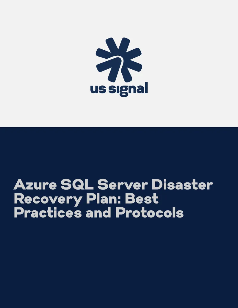 Azure SQL Server Disaster Recovery Plan Protocols