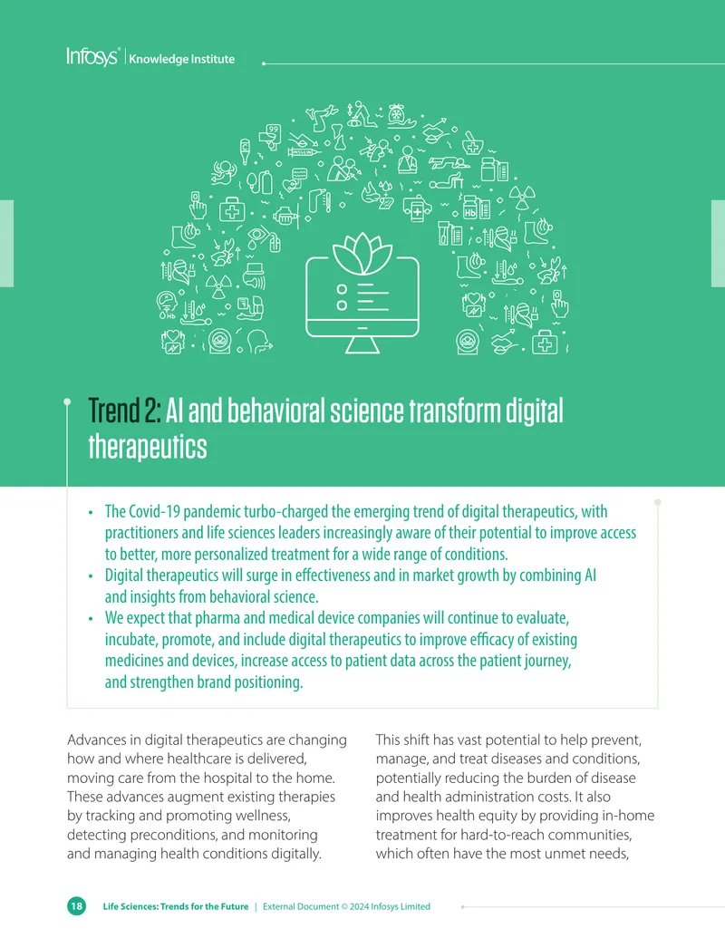 Digital Therapeutics and AI Integration in Healthcare